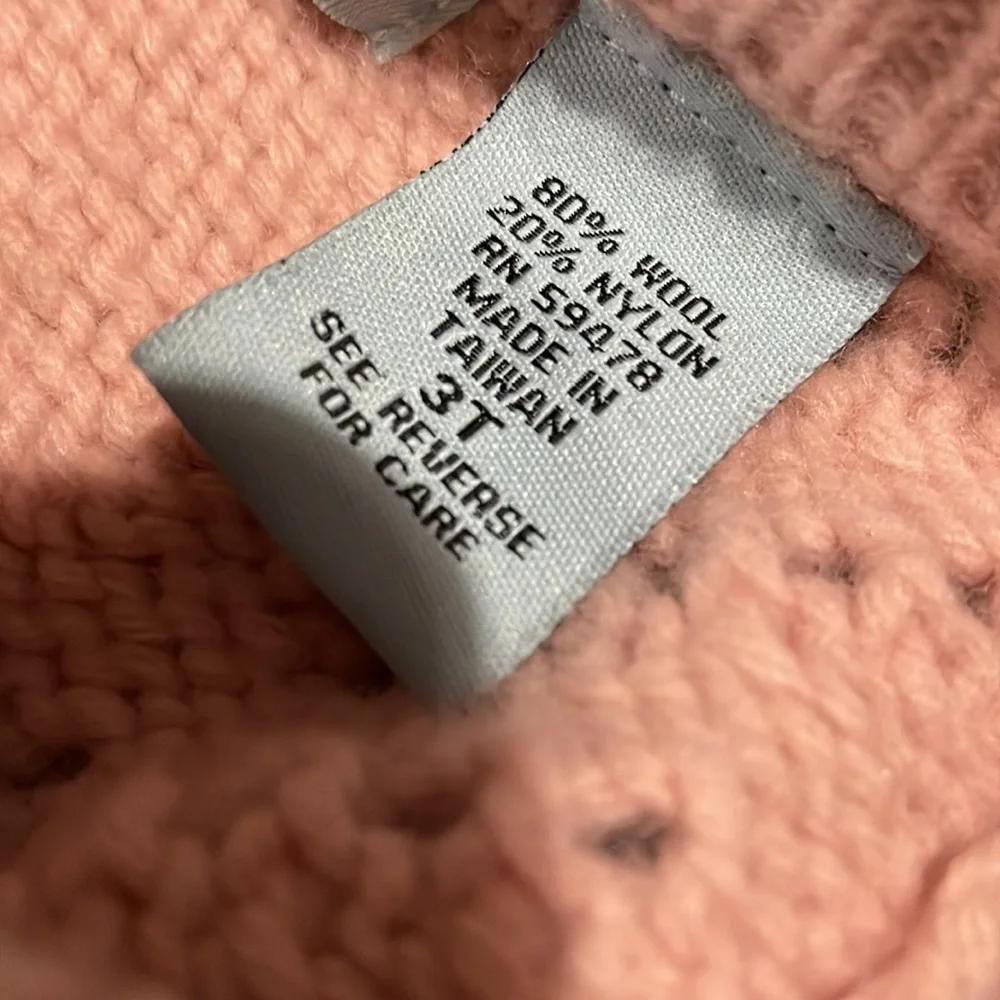 Organically Grown Kids Pink Poncho